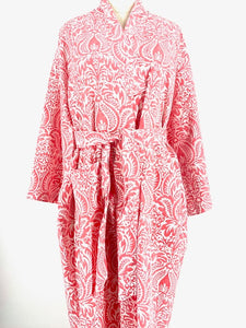 Cotton Kimono Robe/Full Length/One Size