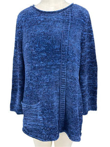 Habitat Chenille Pocket Swing Tunic/Navy Mix