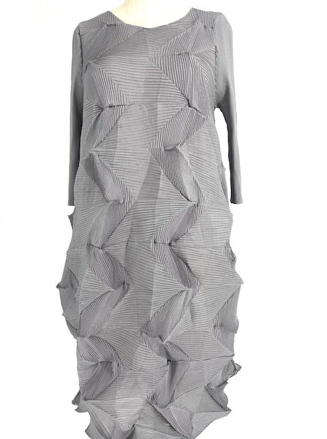 Vanite origami dress/grey