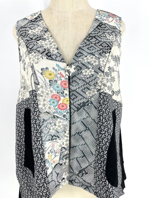 Yasuko patchwork kimono vest (12)